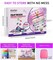 8000 Pieces Clay Beads Kit for Bracelet Making, 2 Boxes 24 Colors Flat Clay Beads Letter Beads Spacer Beads and Charms Kit for Jewelry Making, Jewelry Supplies Crafts Gift for Teen Girls Adults